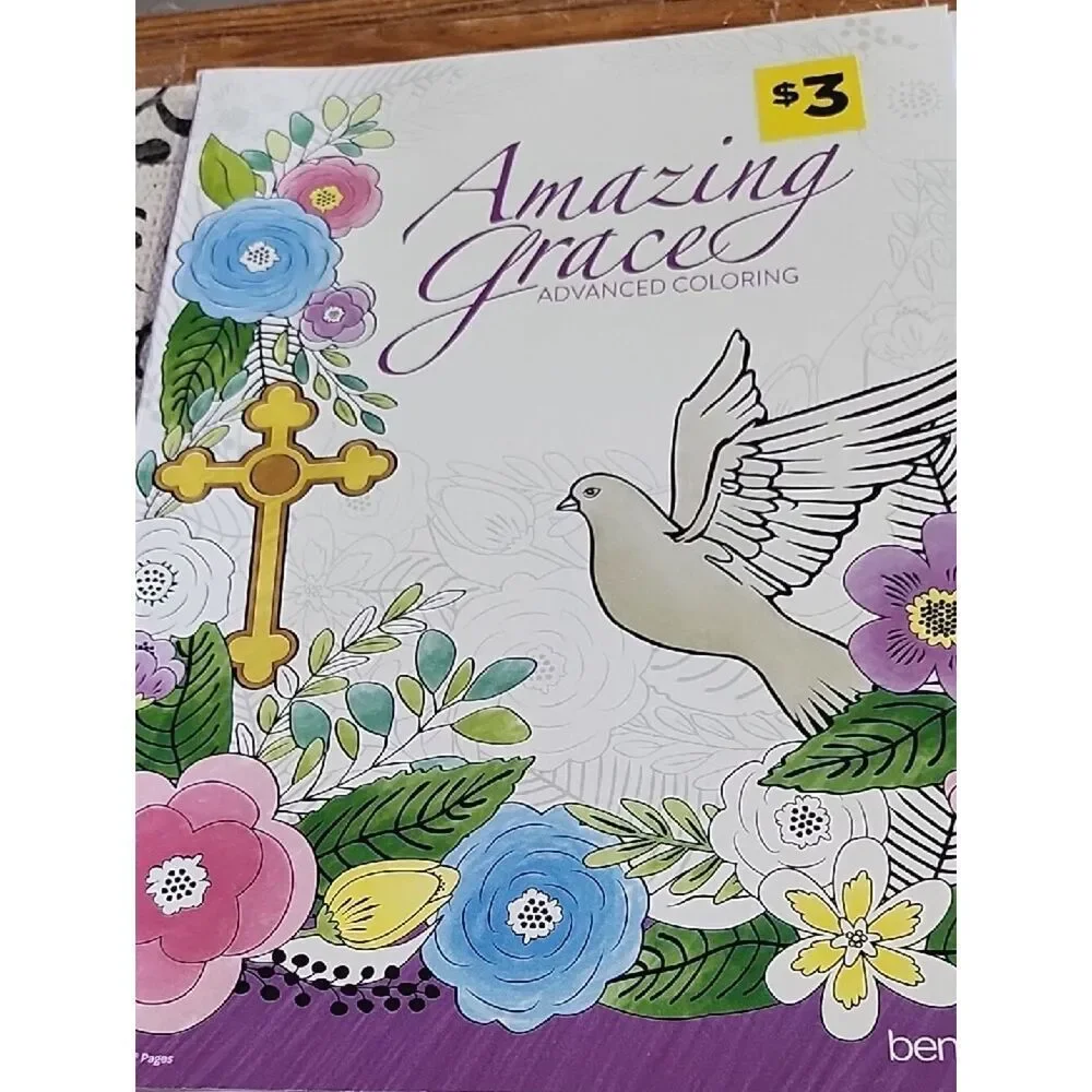 Live Happy / Amazing Grace Advanced Coloring Books